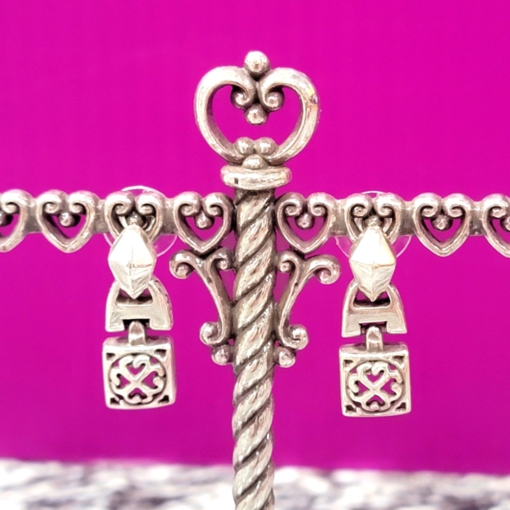 BRIGHTON RETIRED TRIBECA DANGLING POST EARRINGS NWOT